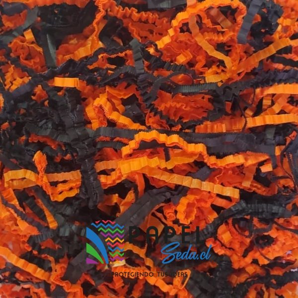 mix aco seda naranja-negro